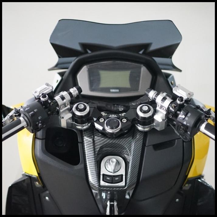 Stang Jepit Adjustable Setelan Nmax-155 2020 / 2021 Black Diamond