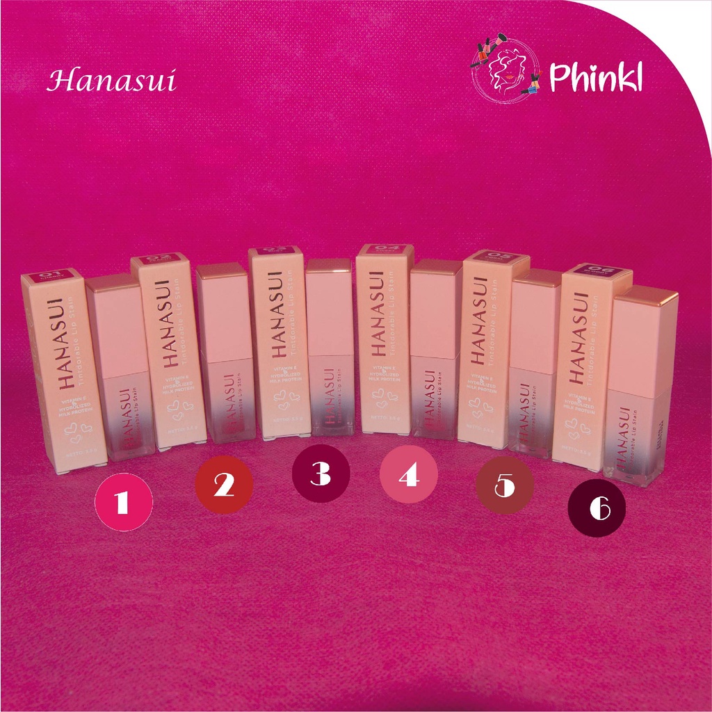 `ღ´ PHINKL `ღ´ ⓗⓐⓝⓐⓢⓤⓘ Magic Lip stain tint hanasui LIPSTAIN ombre liptint korea warna lengkap