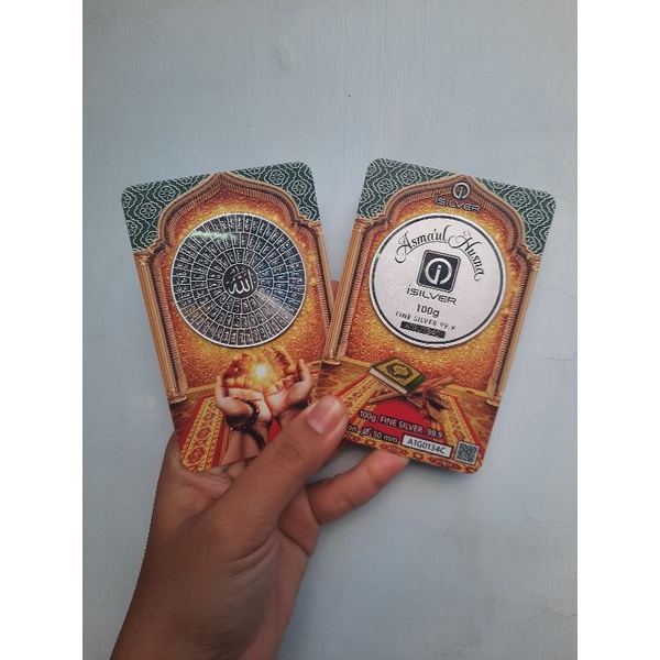 kartu perak i silver 100gr asmaul husna