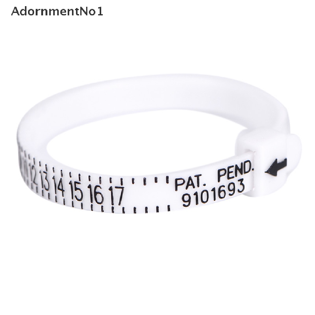 (AdornmentNo1) Alat Pengukur Jari UK / US Untuk Cincin Pernikahan / Pertunangan