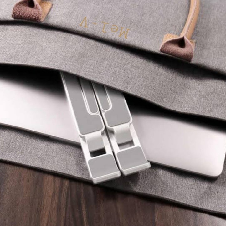Laptop Stand Holder Portable Aluminium Multifungsi Anti Slip Untuk Laptop Notebook HLD01