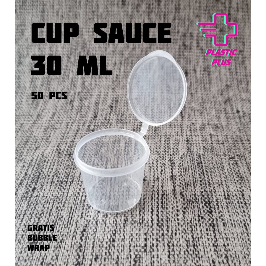 Sauce Cup 30 ml/Tempat Sambel/Cup Saus Sambel/Thinwall 30ml/Cup Sambel