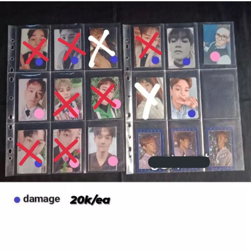 PHOTOCARD CHEN DMD APRIL AND FLOWER SEASON GREETING CBX EXO