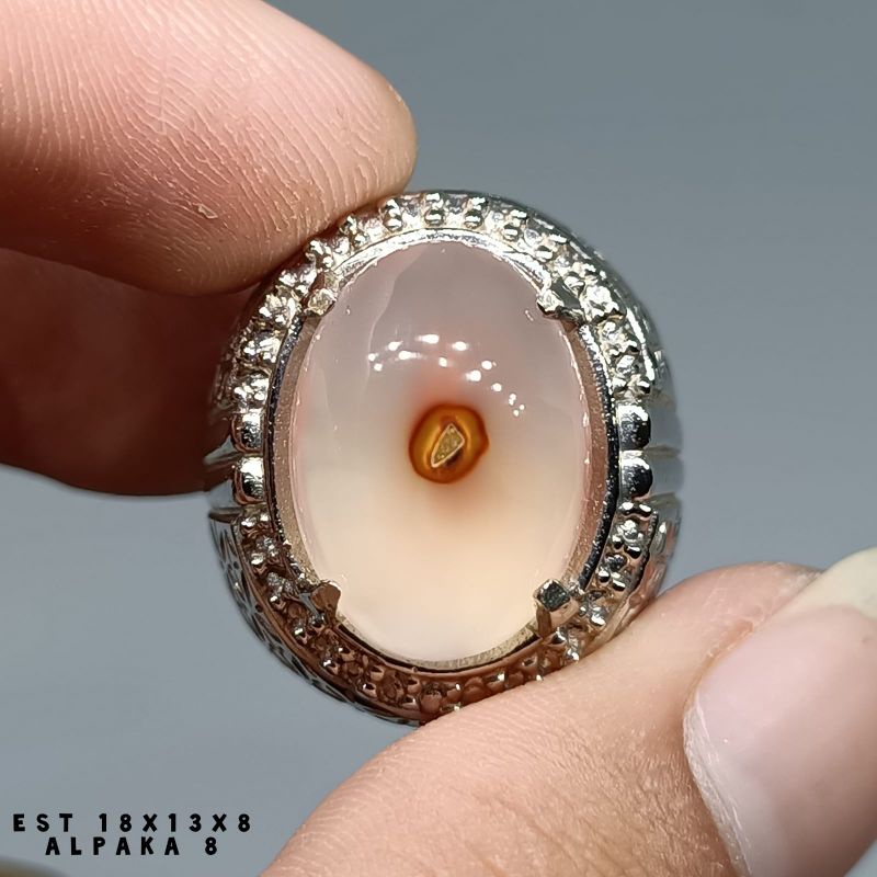 ORIGINAL BATU AKIK COMBONG LUBANG MERAH