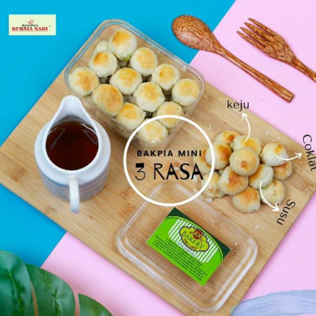 Jual Bakpia Kurnia Sari Mini Rasa Isi Ks Bakery Bakpia Jogja Shopee Indonesia