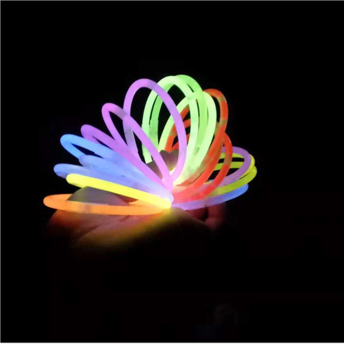 1 Tabung isi 50 Glow Stick Fosfor Light Warna Warni Glowstick Terang