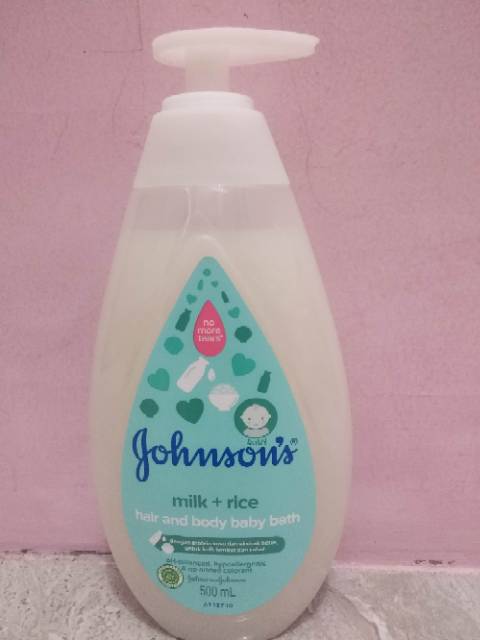 Johnson’s Baby Top To Toe Wash, Milk&amp;Rice, cotton Touch body&amp;face top To Toe 500ml