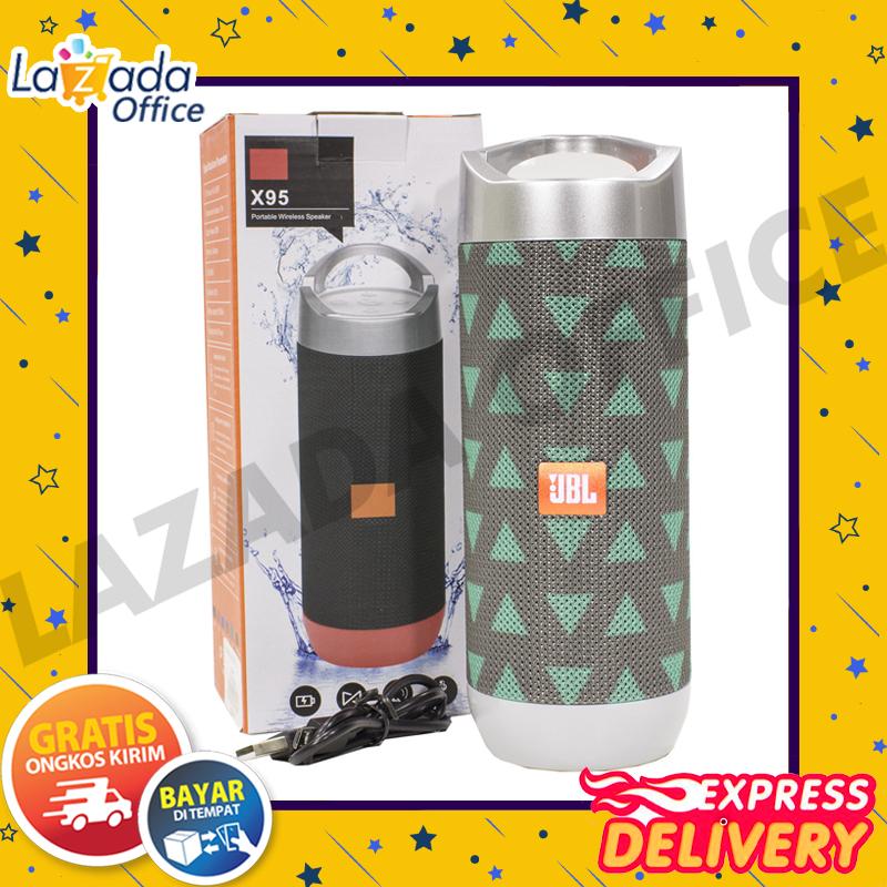Jual SPEAKER JBLX95 Bluetooth LED FLASHING LIGHT Splashproof CM