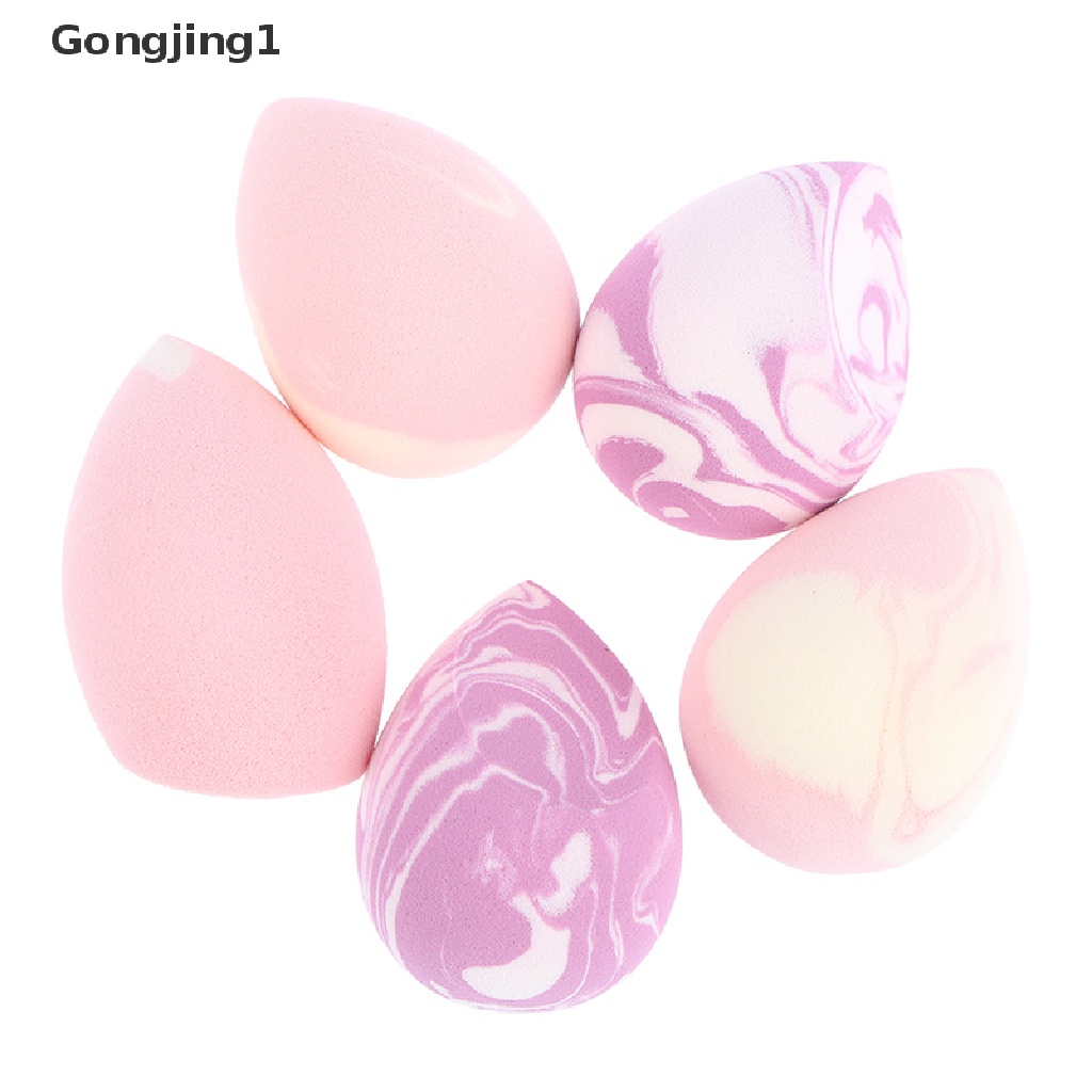 Gongjing1 1pc Spons Puff Bentuk Telur Untuk Makeup / Kosmetik Wanita