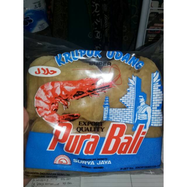Krupuk udang pura bali