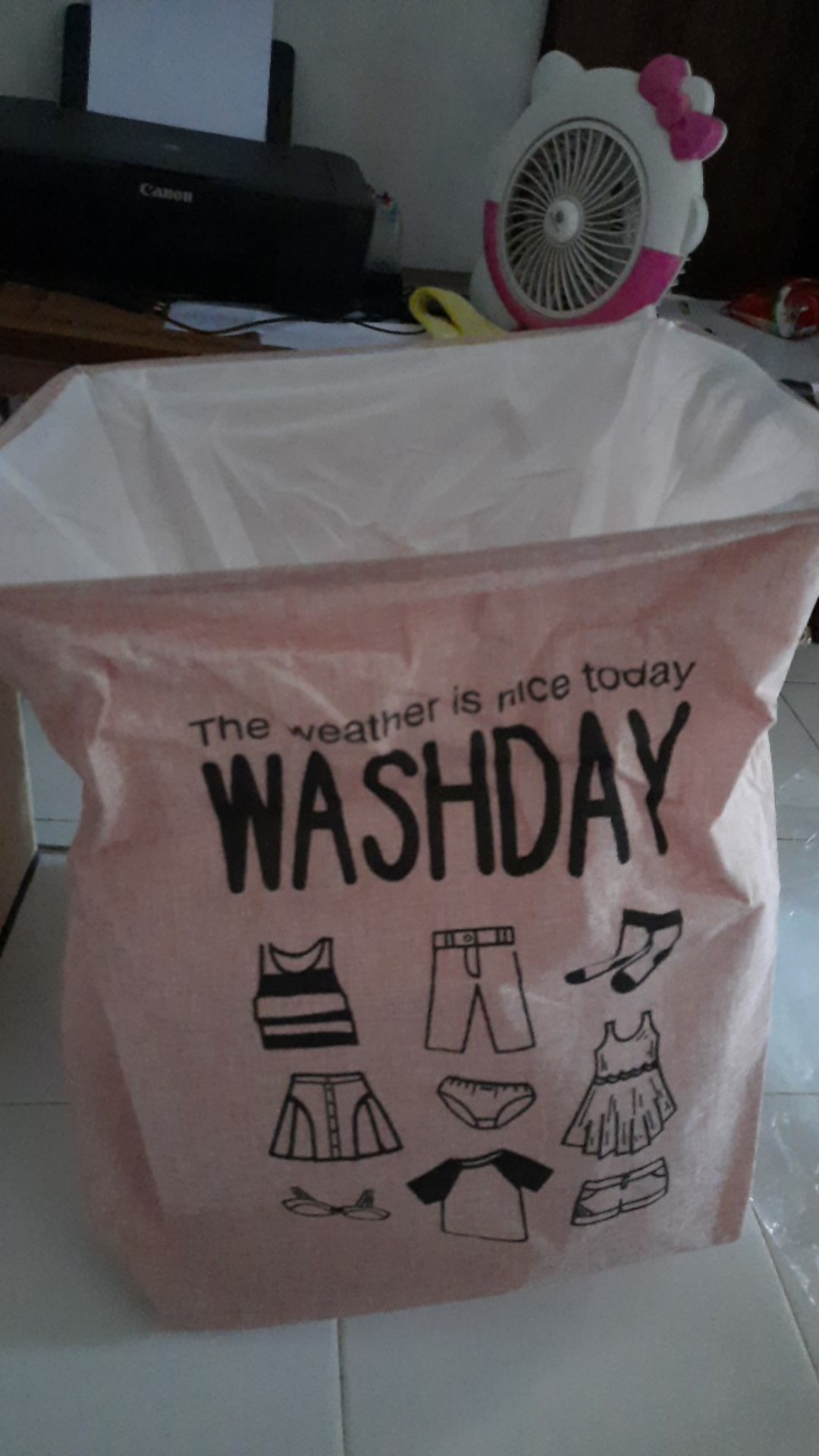 Sesebi Laundry Bag Storage Keranjang Pakaian Baju Berkualitas Murah