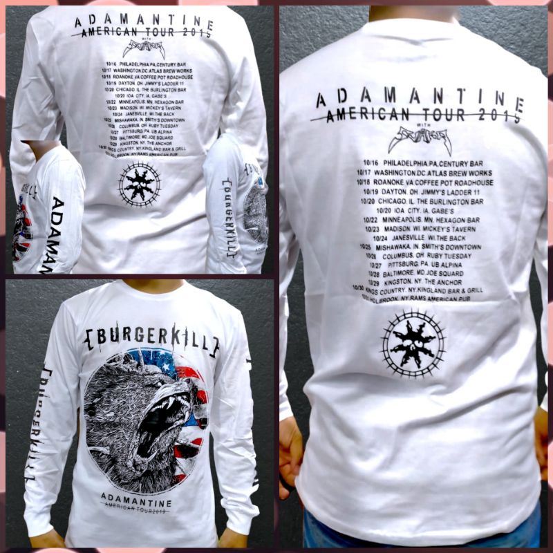 kaos metal pria LenganPanjang//kaos band Burgerkill