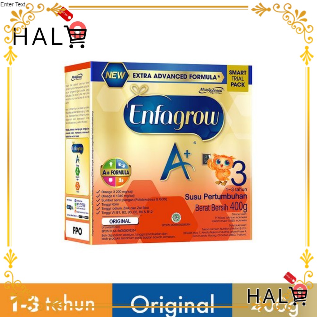 

Enfagrow A+ 3 Susu Formula Vanila 400g