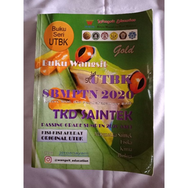 PRELOVED - Buku Wangsit Gold UTBK SBMPTN 2020 TKA Saintek