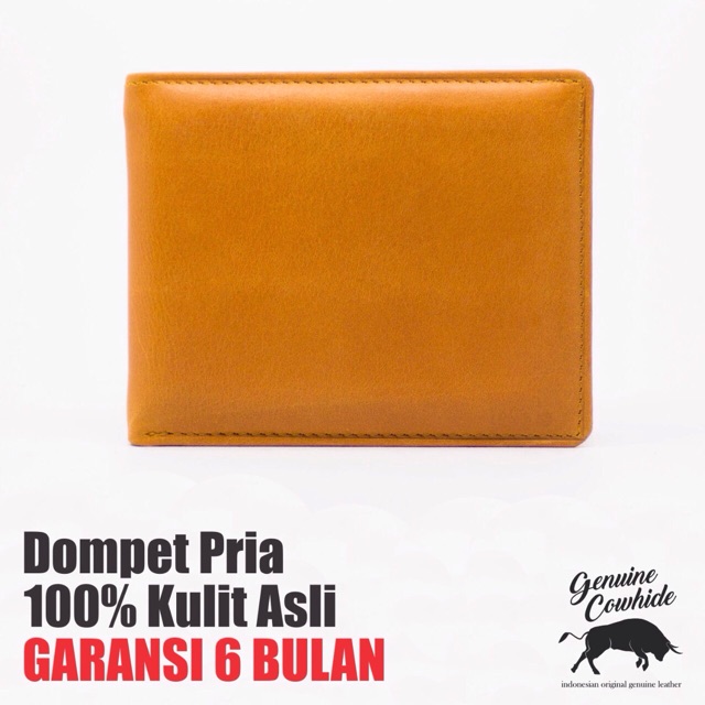 Dompet Pria Kulit Sapi Asli Pull Up Leather Bergaransi 6 Bulan