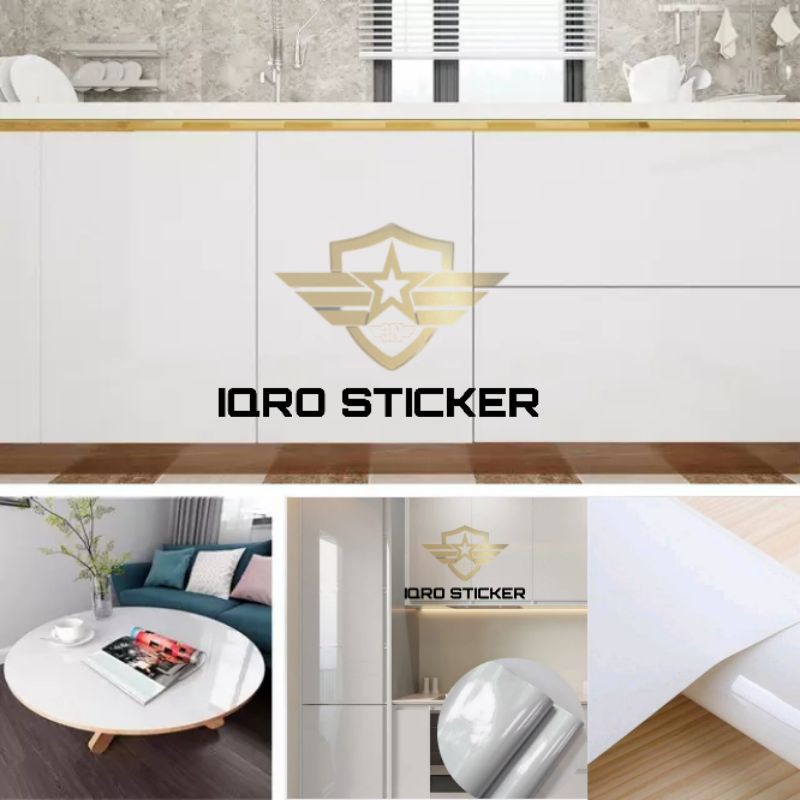 Sticker skotlet vinyl gloss dan doff / sticker skotlet meja / Sticker lemari / Sticker kitchenset