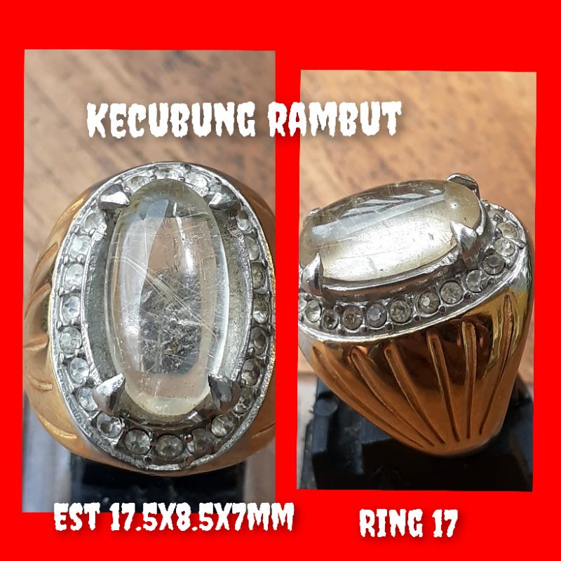 Kecubung rambut natural