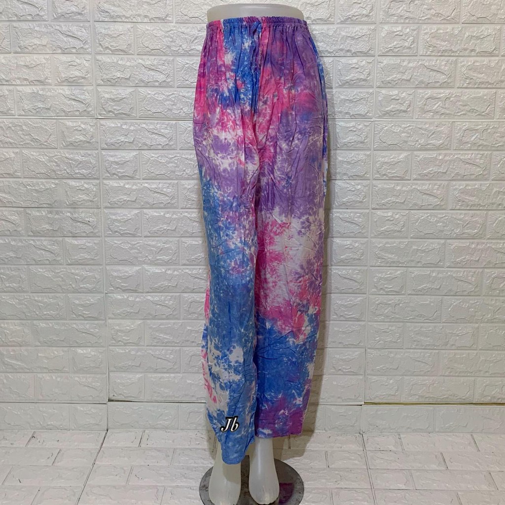 CELANA KULOT PANJANG TIE DYE JUMBO BALI 2-KODE 17