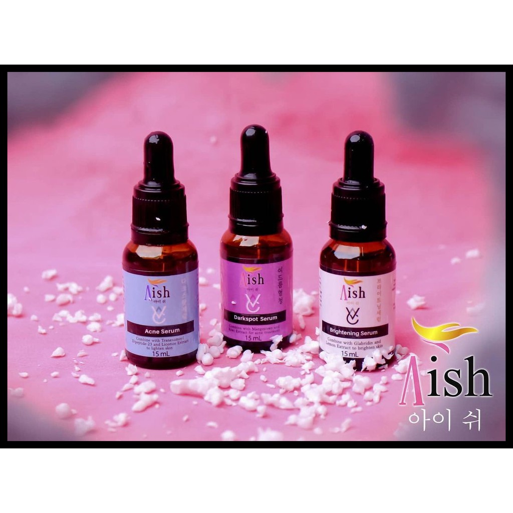 AISH SERUM KOREA ORIGINAL BPOM | SERUM | AISH SERUM | AISH ACNE | AISH DARKSPOT | AISH BRIGHTENING-ACNE+BRIGHT+DARKSPOT