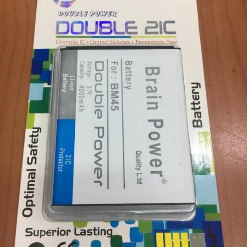 Baterai Xiaomi Redmi Note 2 BM45 4800Mah Brain Power