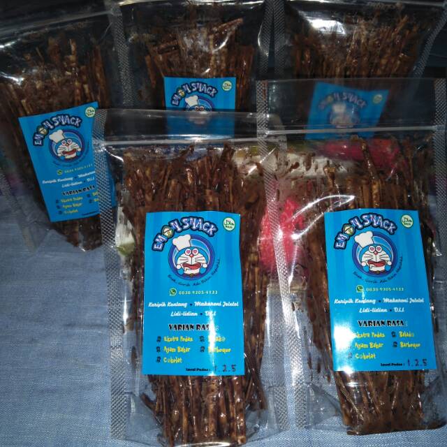 

Mie lidi/ lidi lidian /emon snak / mie lidi coklat