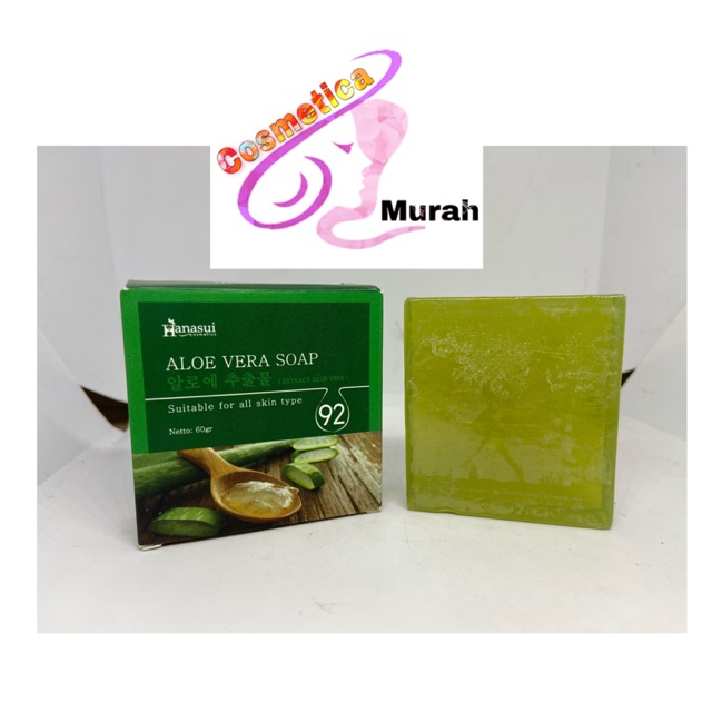 [ aloevera ] hanasui soap aloevera // sabun hanasui aloevera