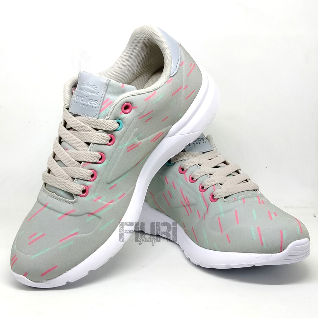 ARDILES Original JOLENE 37-40 Abu Abu Sepatu Kets Sneakers Olahraga Running Sport Senam Wanita FIURI