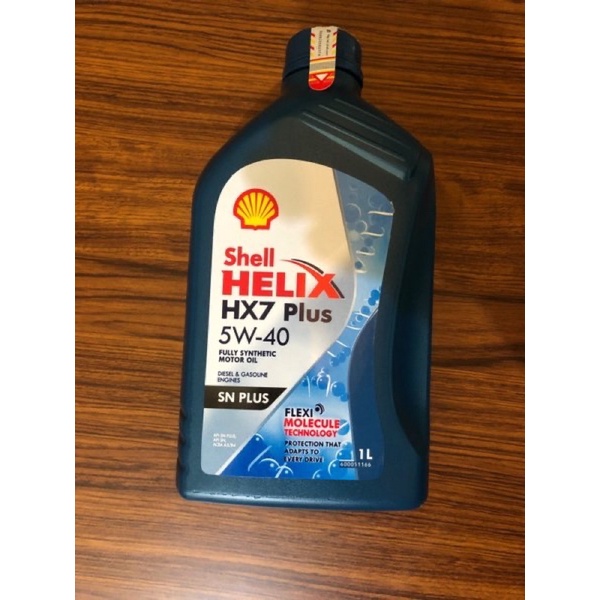 SHELL HX7 PLUS 1 LIter 5W-40 API SN PLUS