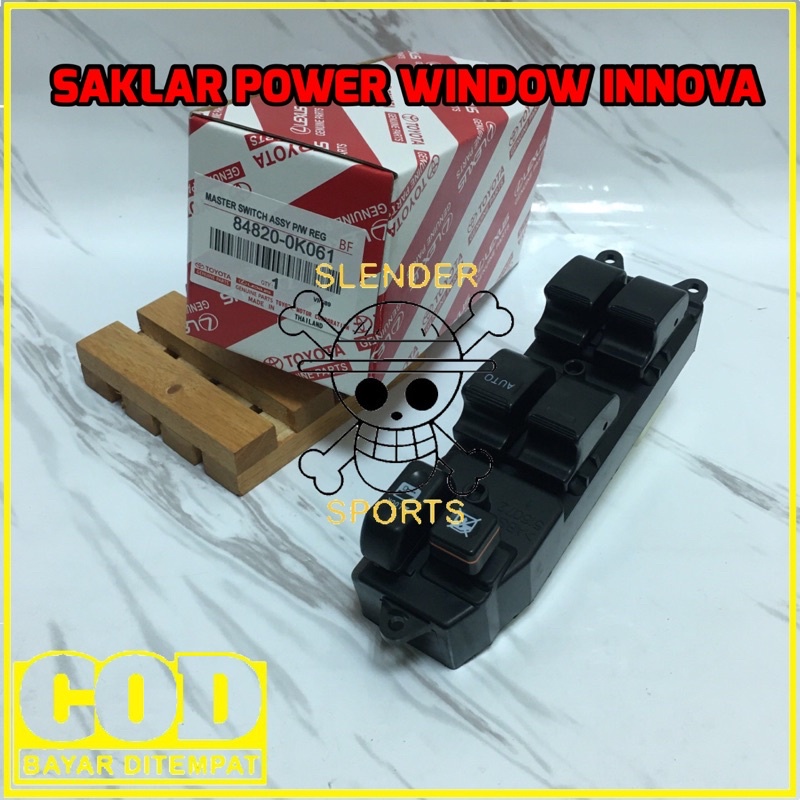 SAKLAR POWER WINDOW INNOVA - SAKLAR INNOVA - SWITCH - MASTER POWER WINDOW TOYOTA INNOVA