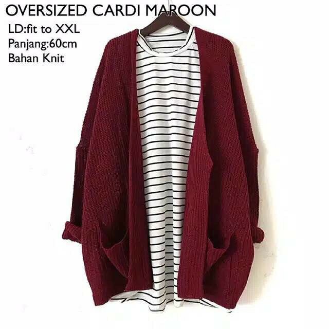 OVERSIZED VELLA CARDI - outer murah / cardigan murah / simple outer / cardigan wanita / oversize