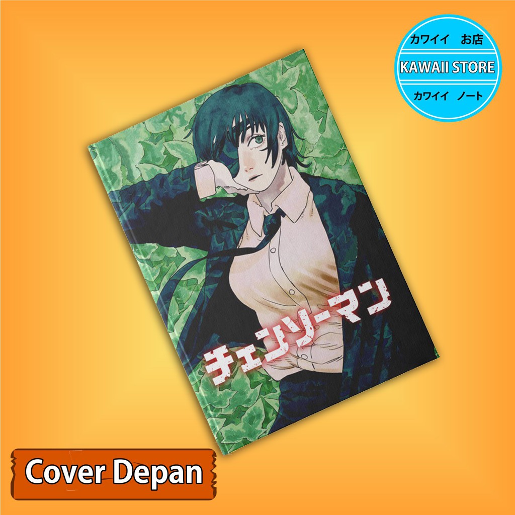 

Notebook / Pocket book Hard Cover Anime CHAINSAW MAN HIMENO uk A5 & A6 / Notes Book