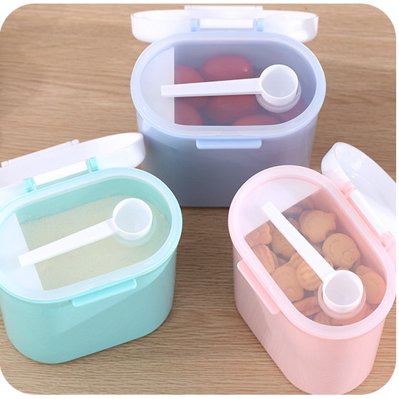 Tempat Kotak Penyimpanan Susu Bubuk Biskuit Snack Bayi / Toples Susu / Baby Milk Powder Box