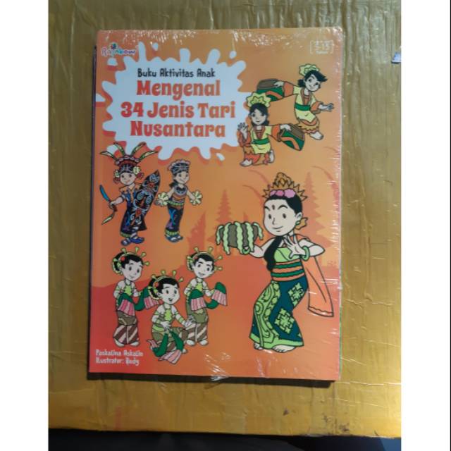Buku Aktivitas Anak Mengenal 34 Jenis Tari Nusantara