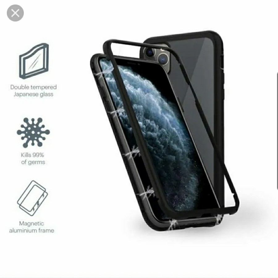 ( MAGNETIC DEPAN BELAKANG ) CASE IPHONE 12 / IPHONE 12 MINI / IPHONE 12 PRO / IPHONE 12 PRO MAX