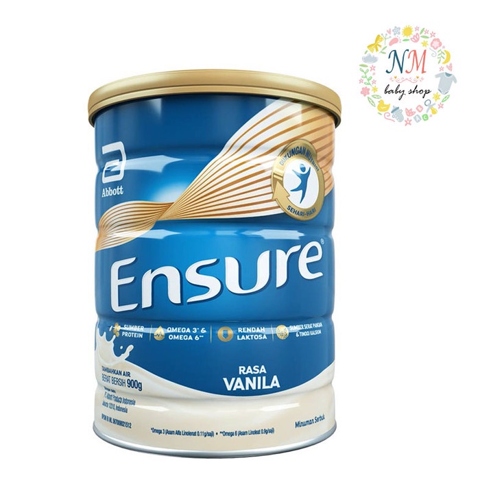 

ENSURE VANILA COKLAT 900 GR SUSU DEWASA 900GR