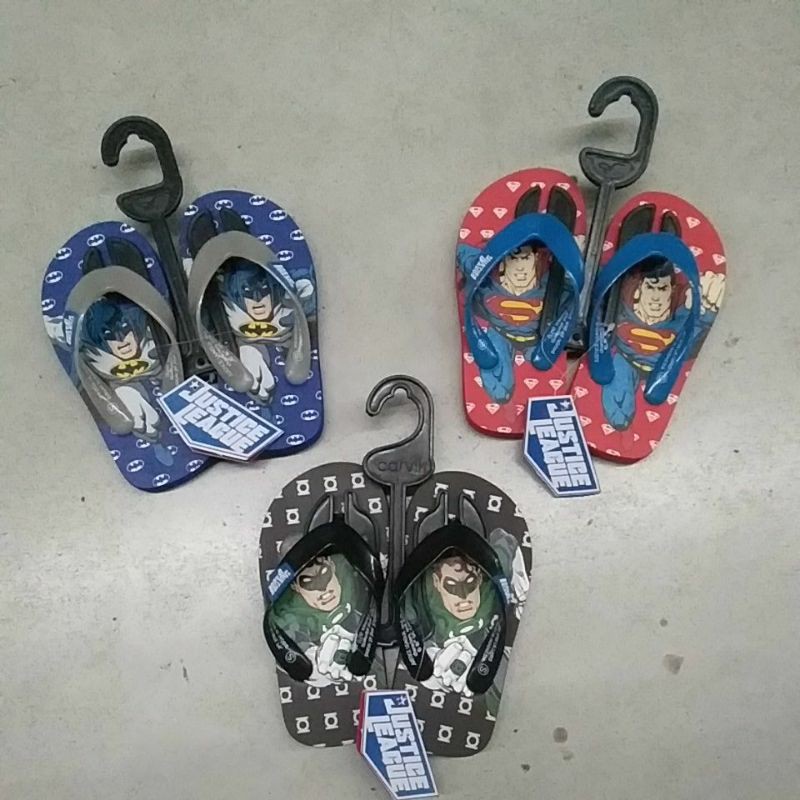 Sandal Jepit Anak Karakter Justie League Empuk Merk Zandilac