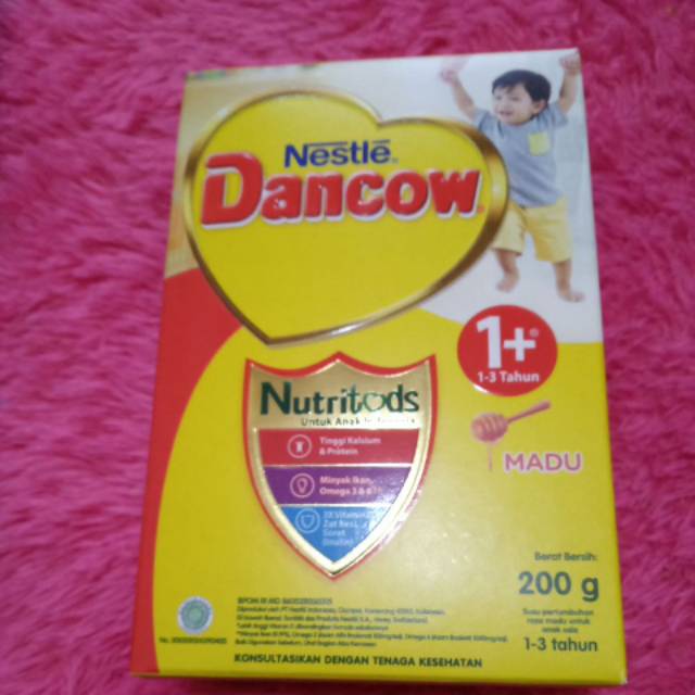 Susu Dancow 1+ 200 gram rasa madu
