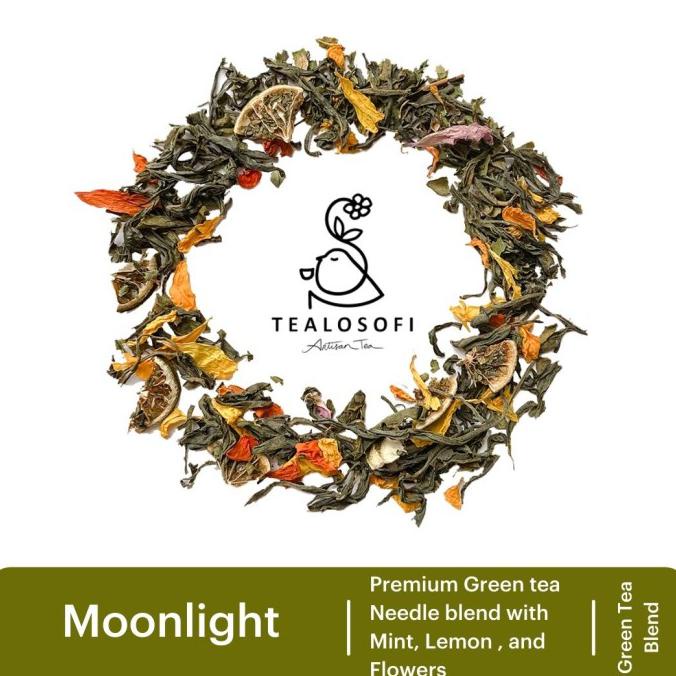 

[[BISA COD]] Moonlight - Ramadhan Seasonal Artisan Green Tea Blend - Teh - 12 gram DISKON Kode 972