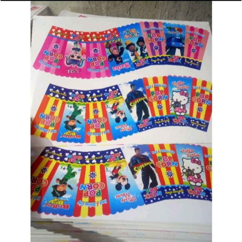 

Kertas Popcorn/WadahPopcron/bungkus Popcorn/Terlaris