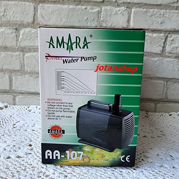 AMARA AA107 AA 107 Mesin Pompa Air Celup Pompa Kolam ikan Aquarium hidroponik AA-107