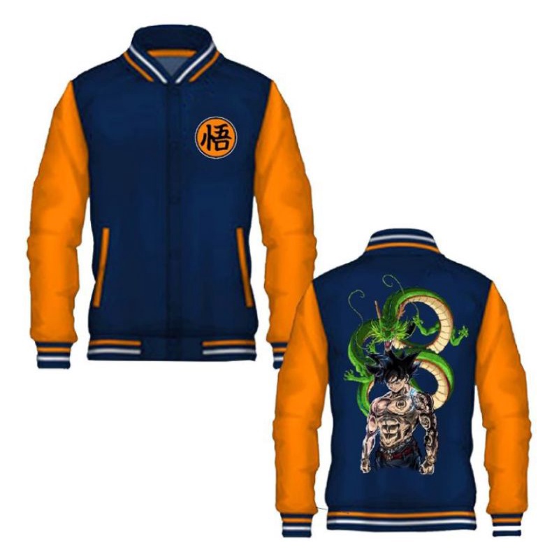 jaket varsity anime dragon ball