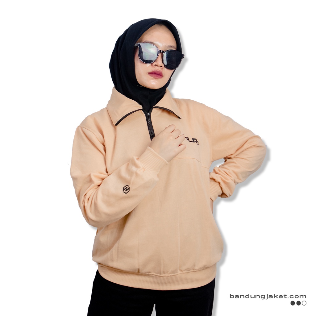 Turtleneck Zipper  Holyrider  II  Sweater Zipper Model Terkini Pria &amp; Wanita