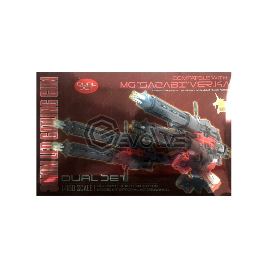 1/100 4x LED Gatling Gattling Gun for Sazabi Ver.Ka (Mechanicore Chilok)