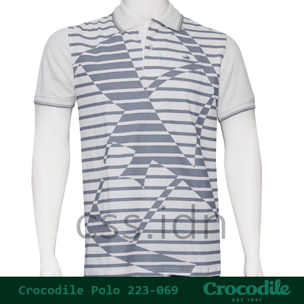 Kaos Kerah Polo Slim Fit Pria Crocodile 223-069