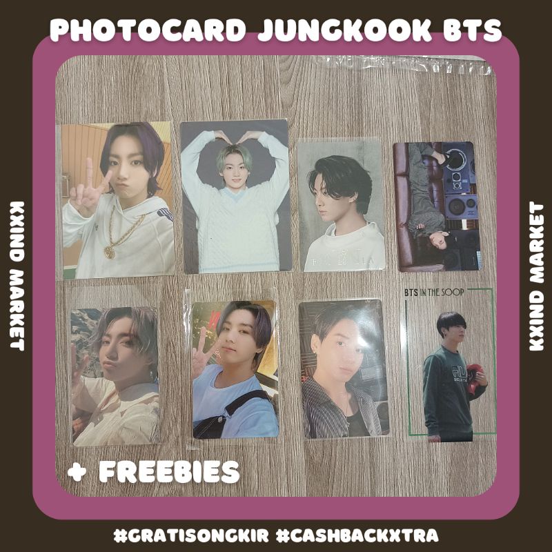[ OFFICIAL ] Photocard Jungkook BTS Butter Cardigan Fila Sowoozoo LD Butter ITS In the soop / PC JK 