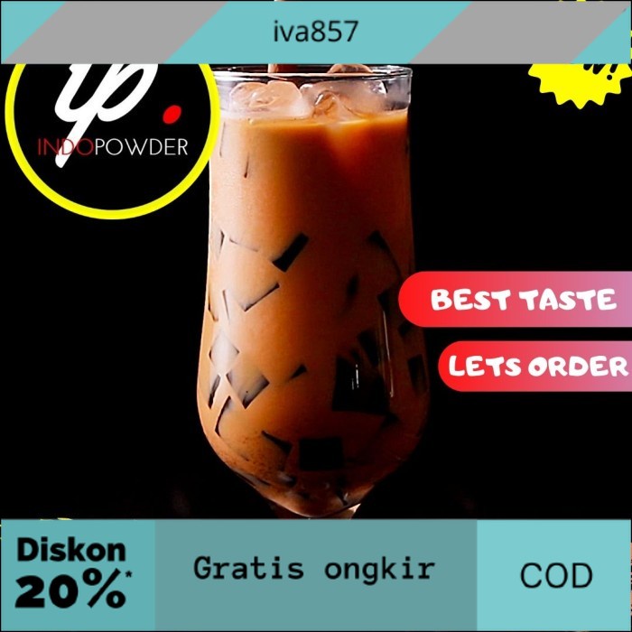 

PROMO Bubuk Minuman THAI TEA 1Kg - Bubuk THAI TEA 1Kg - THAI TEA Powder GRATIS ONGKIR