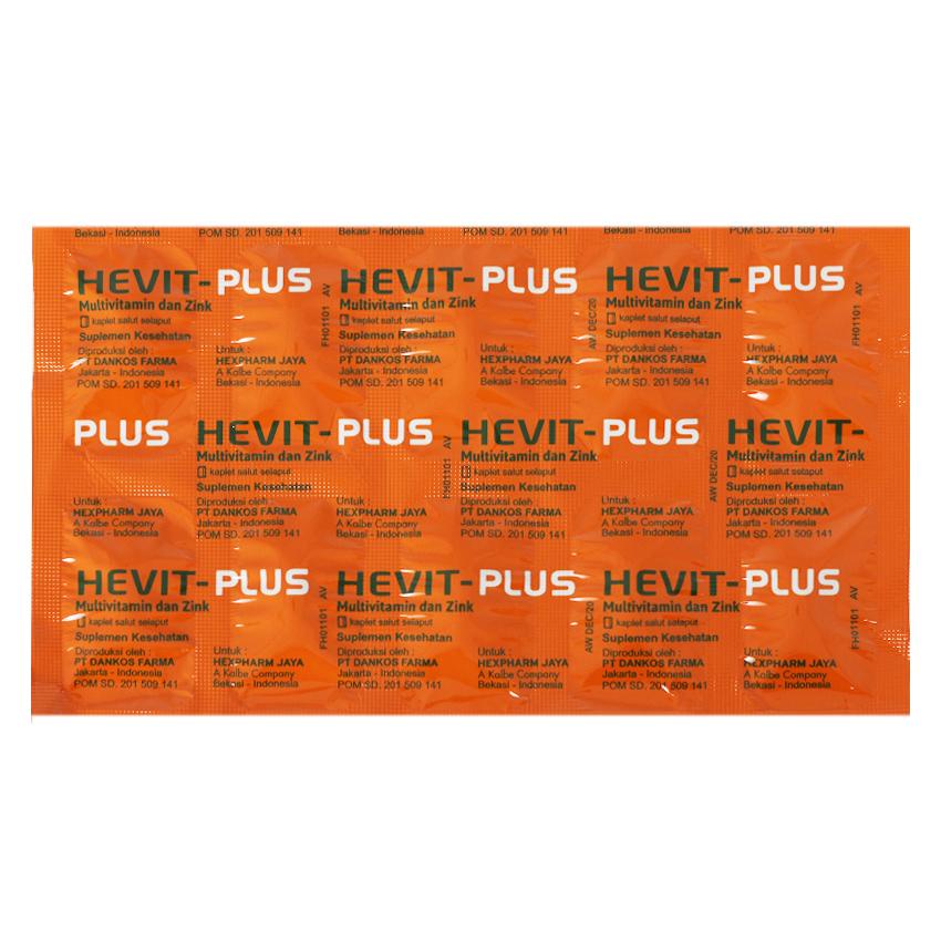 Hevit Plus Multivitamin Zinc Strip 10 Tablet