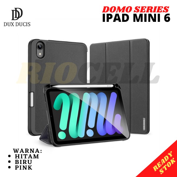 DUX DUCIS Case iPad mini 6 2021 6th Gen Domo Series Flip Book Cover