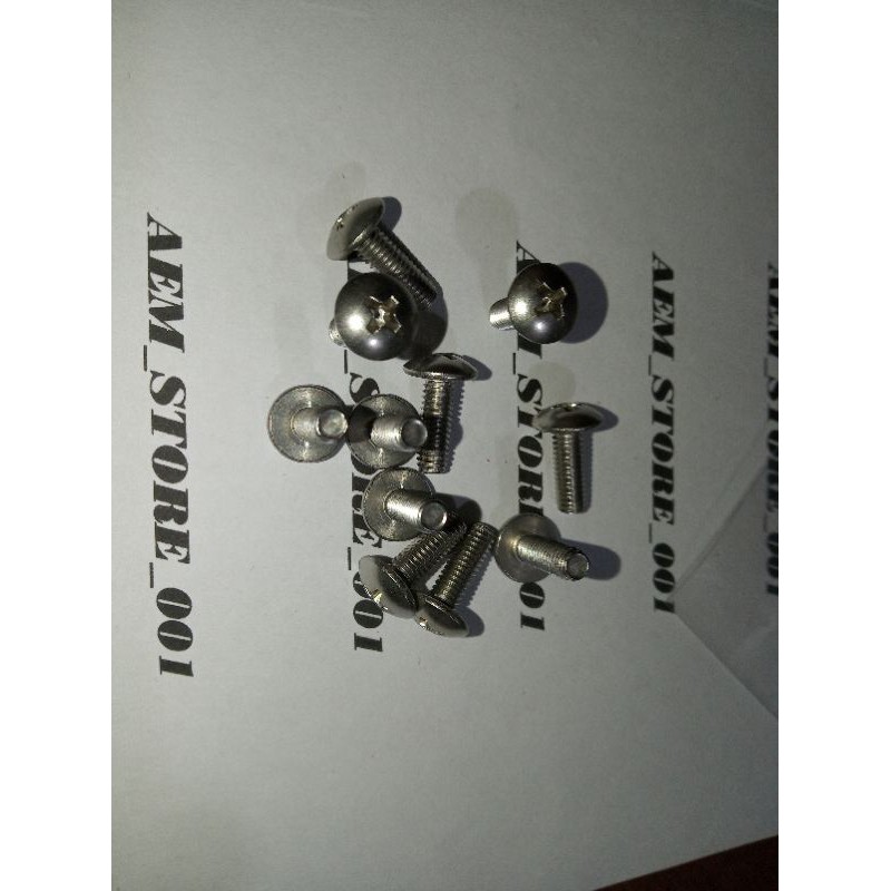 Baut JT M4 x 12 (1.2cm) stainless 304 A2-70