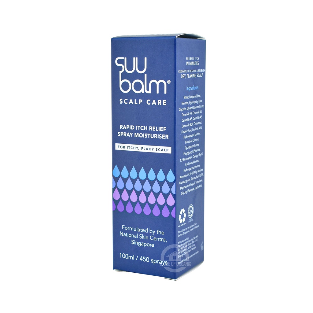 Suu Balm Scalp Spray for Dry Itchy and Flaky Botol 100 ml